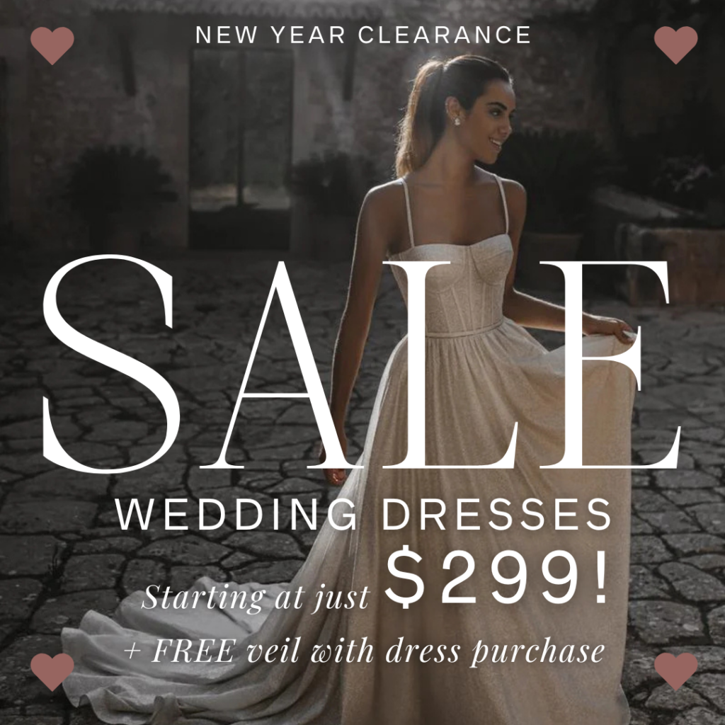 Wedding dress clearance sale in Milwaukee