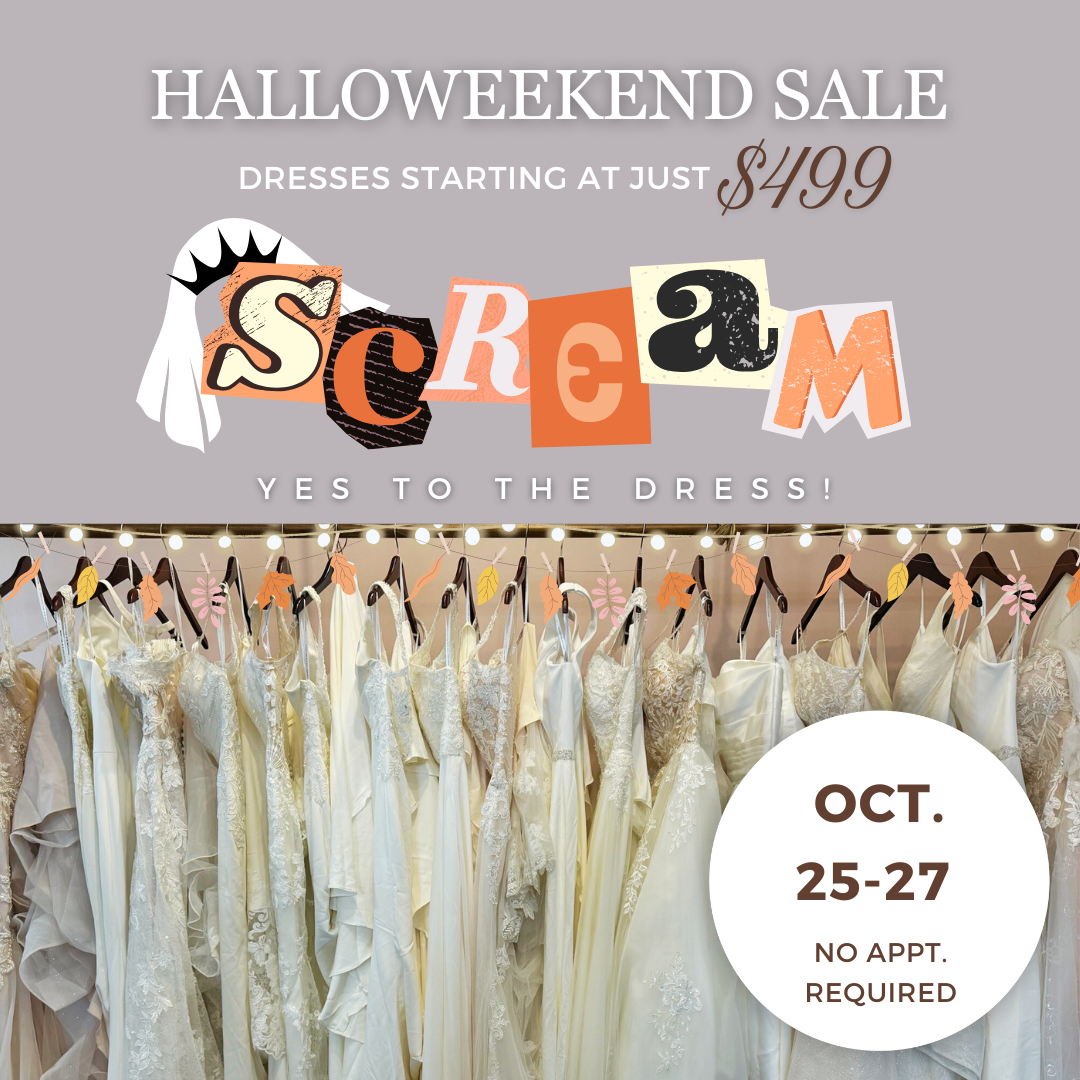 Evermore Bridal Off the Rack Halloweekend Sale